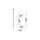 Oglinzi - Oglinda cu iluminat LED pentru baie IP44 LORIN 70x140cm