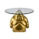 Masute Living - Masuta de cafea rotunda aurie SUMO 55cm