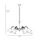 Candelabre, Lustre - Candelabru din alama cu detalii gravate Dalida