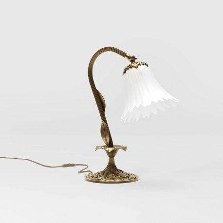 Veioze - Veioza, Lampa de masa din alama cu detalii gravate Dalida