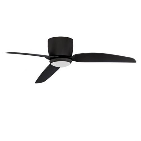 Lustre cu ventilator - Lustra LED cu ventilator si telecomanda VOLGA negru