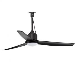 Lustre cu ventilator - Lustra LED cu ventilator si telecomanda exterior IP54 BLOWY