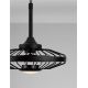 Lustre cu ventilator - Lustra LED cu ventilator si telecomanda exterior IP54 BRIZZY