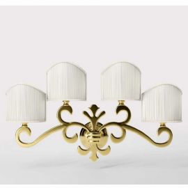 Aplica de perete stil clasic italian din alama Giglio