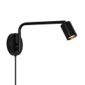 Aplica reglabila design nordic minimalist Explore negru