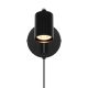 Aplice, corpuri de iluminat pentru pereti - Aplica reglabila design nordic minimalist Explore negru