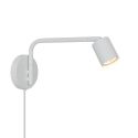 Aplica reglabila design nordic minimalist Explore alba