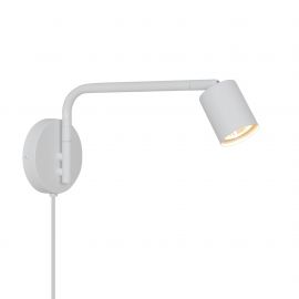 Aplice, corpuri de iluminat pentru pereti - Aplica reglabila design nordic minimalist Explore alba