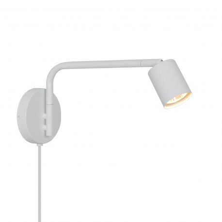 Aplice, corpuri de iluminat pentru pereti - Aplica reglabila design nordic minimalist Explore alba