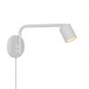 Aplica reglabila design nordic minimalist Explore alba
