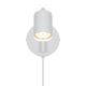 Aplice, corpuri de iluminat pentru pereti - Aplica reglabila design nordic minimalist Explore alba