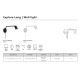 Aplice, corpuri de iluminat pentru pereti - Aplica reglabila design nordic minimalist Explore alba