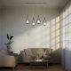 Pendule, Lustre suspendate - Lustra din alama cu 4 pendule in forma de lacrima Iside