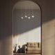 Pendule, Lustre suspendate - Lustra din alama cu 4 pendule in forma de lacrima Iside