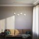Pendule, Lustre suspendate - Lustra din alama cu 4 pendule in forma de lacrima Iside