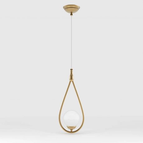 Pendule, Lustre suspendate - Pendul din alama in forma de lacrima Iside