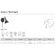 Aplice, corpuri de iluminat pentru pereti - Aplica de perete design nordic modern Kelvis