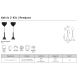 Pendule, Lustre suspendate - Kit 2 Pendule design nordic modern Kelvis