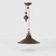 Pendule, Lustre suspendate - Lustra din alama industria style cu scripete Alice