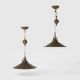 Pendule, Lustre suspendate - Lustra din alama industria style cu scripete Alice