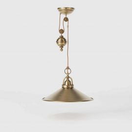 Lustra din alama industria style cu scripete Alice