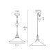 Pendule, Lustre suspendate - Lustra din alama industria style cu scripete Alice