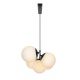 Pendule, Lustre suspendate - Lustra suspendata design modern Lilly negru 5L