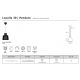 Pendule, Lustre suspendate - Pendul design nordic modern Louella 30cm