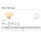 Veioze - Mini Lampa de masa design nordic Malti bej