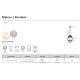 Pendule, Lustre suspendate - Pendul design modern Maluca D-29cm