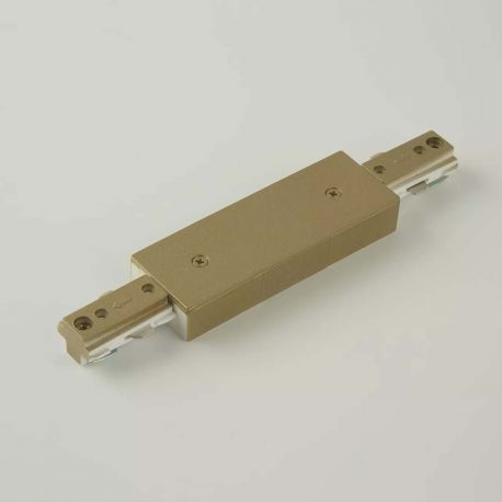 Accesorii iluminat - Accesoriu, Conector electrificat auriu pentru sinele Track Project Collection