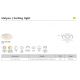 Plafoniere - Plafoniera LED CCT Halyna