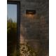 Aplice - Aplica LED de exterior solara cu senzor IP54 Marcellio negru