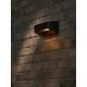 Aplice - Aplica LED de exterior solara cu senzor IP54 Marcellio negru