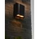 Aplice, corpuri de iluminat pentru pereti - Aplica de perete iluminat exterior IP54 Nico 22 Round Maxi negru