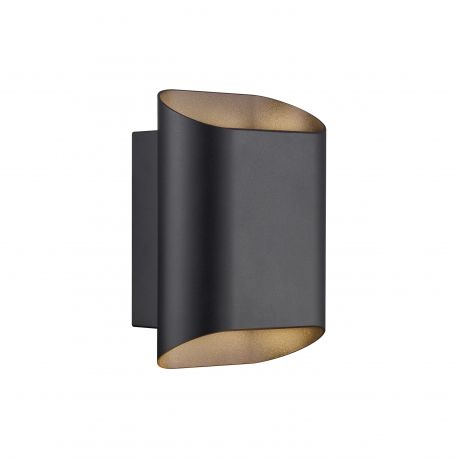 Aplice, corpuri de iluminat pentru pereti - Aplica de perete iluminat exterior IP54 Nico 22 Round Maxi negru
