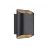 Aplica de perete iluminat exterior IP54 Nico 22 Round Maxi negru
