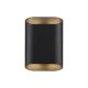 Aplice, corpuri de iluminat pentru pereti - Aplica de perete iluminat exterior IP54 Nico 22 Round Maxi negru