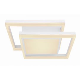 Plafoniera Smart LED CCT dimabila cu telecomanda SQUARES