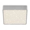 Mini Plafoniera LED argintiu cu efect starlight STAR SKY 15x15cm