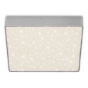 Mini Plafoniera LED argintiu cu efect starlight STAR SKY 21x21cm