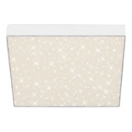 Plafoniere - Plafoniera LED alb cu efect starlight STAR SKY 28x28cm