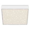 Plafoniera LED alb cu efect starlight STAR SKY 21x21cm