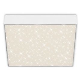 Plafoniere - Plafoniera LED alb cu efect starlight STAR SKY 21x21cm