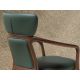 Scaune - Scaun cu brate LUX design italian, Piele Sintetica Verde Inchis