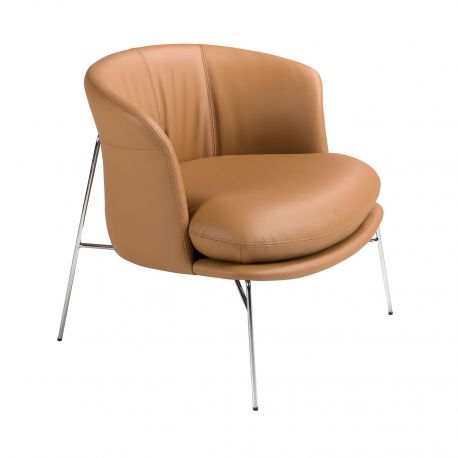 Fotolii - Fotoliu LUX design italian, Piele Sintetica Maro