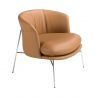 Fotoliu LUX design italian, Piele Sintetica Maro