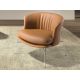 Fotolii - Fotoliu LUX design italian, Piele Sintetica Maro