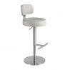 Scaun de bar pivotant cu inaltime reglabila Stool gri deschis