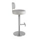 Scaune Bar - Scaun de bar pivotant cu inaltime reglabila Stool gri deschis